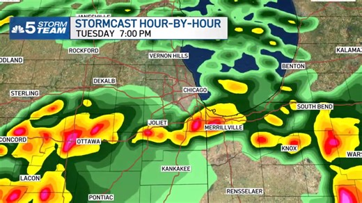 Here's an hour-by-hour look at the forecast with severe weather, tornadoes possible Tuesday