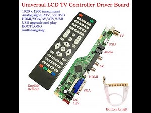 Universal LCD TV Controller Driver Board T.SK105A.03 T.SK106A.03 HDMI/VGA/AV/USB/ATV TV SKR.03