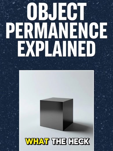 OBJECT PERMANENCE EXPLAINED ✅ Definition of Brain Cognitive Development Stage in People with Examples! #objectpermanence #psychologyfacts #psychologytricks #psychologyvideos #psychologicaltheories