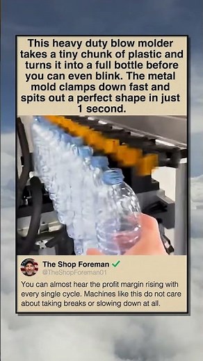 BLOW MOLDING MACHINES WORK CRAZY FAST