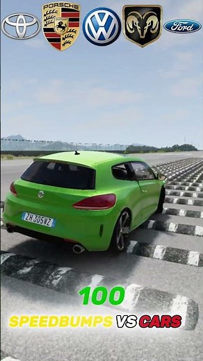 CARS vs 100 SPEEDBUMPS — The Test That Should’ve Been Illegal