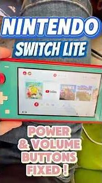 Nintendo switch lite, easy fix for a change !.