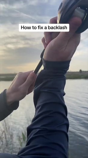 Backlashes are caused by wind, not holding your reel properly and the brake settings. If you get a backlash while fishing, here is a way you can fix it. #backlashes #fishingtips #fishing | Take Me Fishing