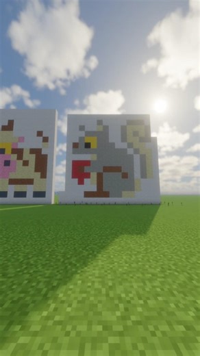 Guess This Minecraft Pixel Art 🐿️ #minecraft #shorts