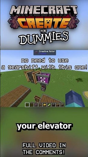 ELEVATOR PULLEYS - MINECRAFT: CREATE MOD FOR DUMMIES