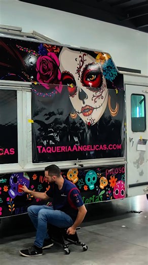 Fresh off the press (and the printer ) — a stunning new food truck wrap for @taqueriaangelicas! Designed, printed, and installed entirely in-house by our incredible team here at Graphix Lab. We loved collaborating with the crew at Taqueria Angelica’s to bring their vision to life. #GraphixLab #SouthSanFrancisco #VehicleWrap #FoodTruckDesign #TaqueriaAngelicas #CustomWraps #SupportLocal #InHouseDesign | Graphix lab