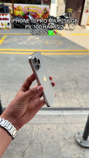 iPhone 15 Pro Max 256GB Pil \u00100 Hatasız - 17.577₺