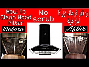 HOW TO CLEAN HOOD FILTER | CLEAN GREASY RANGE HOOD FILTERS | CLEAN YOUR STOVE HOOD | NO SCRUB CLEAN
