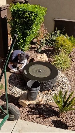 Flow Landscape / Flow Aquascapes on Instagram: "Happy Fountain Friday! This 1480 pound solid piece of stone is sitting nice and level, definitely proving the Aquascape Aquabasin’s load capacity 💪. This “fire pit” converted water feature lights up at night and the bubbling water looks🔥. . . . #socal #pondlife #koi #pond #waterfall #aquascape #waterfeature #waterfeatures #outdoorliving #landscapedesign #gardendesign #backyarddesign #homedecor #waterfallphotography #naturephotography #landscapeph