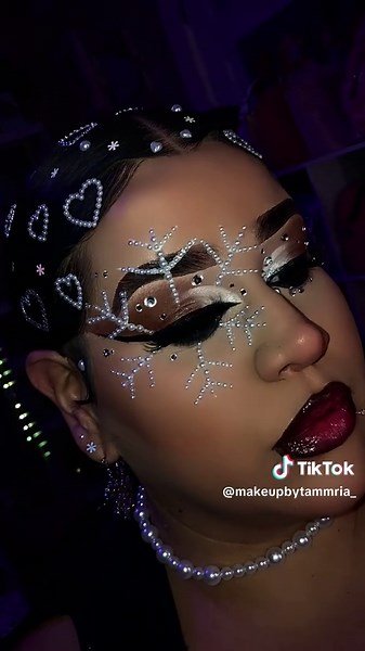 Stunning Snowflake Makeup Tutorial for Christmas
