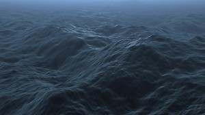 Download Ocean waves undulate and flow - Loop for free