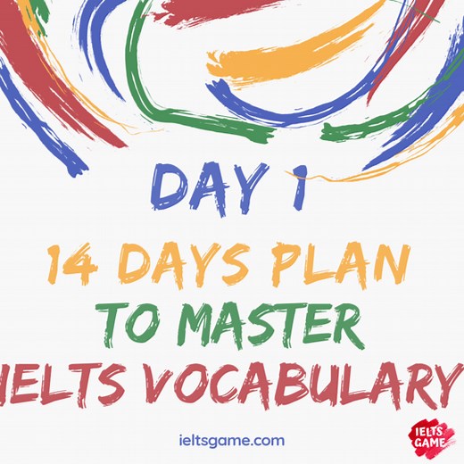 14 days plan to master IELTS Vocabulary | Day 1 - IELTS Game