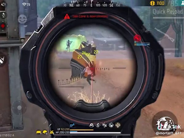 JustMortal (@mortalff_677) - Choosing the Best Gun for Free Fire Gameplay