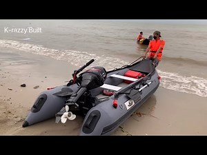 First time to test my newly bought Macco inflatable boat and Hangkai 12hp outboard motor. (2.1.22)