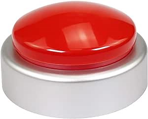 Talking Clock,Extra Large Talking Alarm Clock for Blind,Blind Clock,Announcing Time,Date and Week of Day,Perfect for Visually Lmpaired and Elderly(Red and Silver)