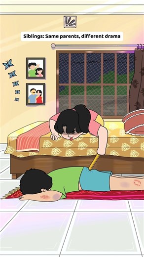 Happy Siblings Day✨#indimation #siblingrivalry #brothersister #siblinglife #siblingsbond #siblings