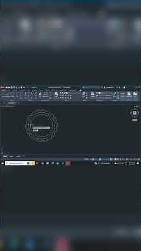 AutoCAD 2D Gear drawing 2025 ||#autocad2025