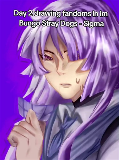 Drawing Sigma from Bungo Stray Dogs