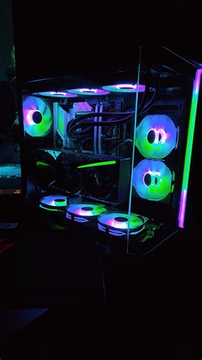 Pc Fan upgrade 😱 Asus Tuf Gaming TR120 #GamingPC #Asrock #i914900k #rtx5080 #corsair