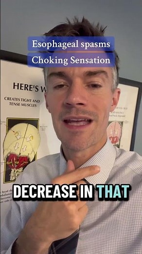 Esophageal Spasms - Choking Sensations. Root Cause upper neck issues. #esophagealspasms #choking