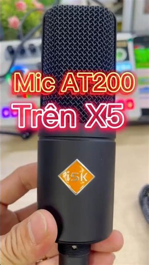 AT200 microphone on X5 #shorts
