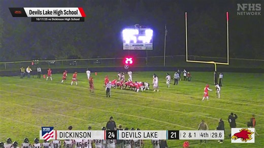 Football Recap: Devils Lake Piles Up the Points Against Grand Forks Central   How To Watch