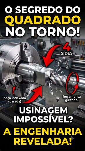 The Secret to Machining a Square on a Round Lathe!