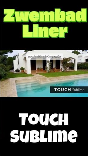 Zelf een Zwembad Bouwen : Met de Renolit Alkorplan Touch Sublime zwembad liner natuurlijk