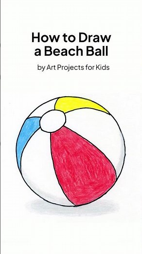 How to Draw a Beach Ball