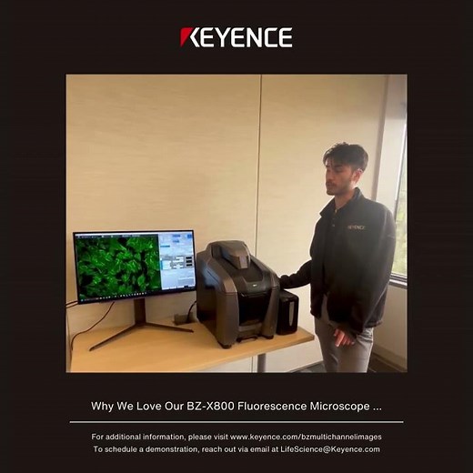 Why We Love Our BZ-X800 Fluorescence Microscope!
