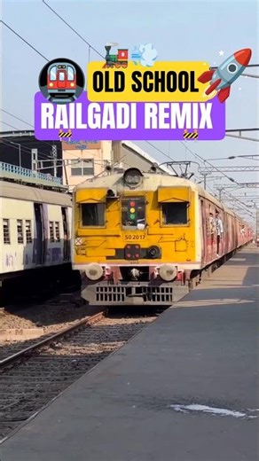 Railgadi Old School Remix by TheRailwayManSallu🚇 #shorts #railgadi #train #trainvideo