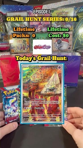 Grail Hunt Series - EP1 - Drowzee and Scarlet and Violet Base Chase!