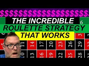 INCREDIBLE ROULETTE STRATEGY THAT WORKS