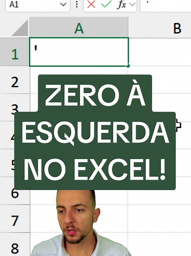 Zeros à Esquerda no Excel: Resolva Rápido!
