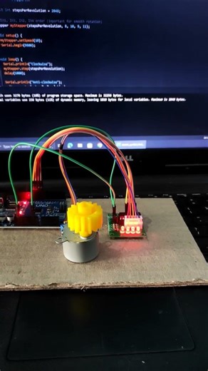 Step motor controlled by Arduino