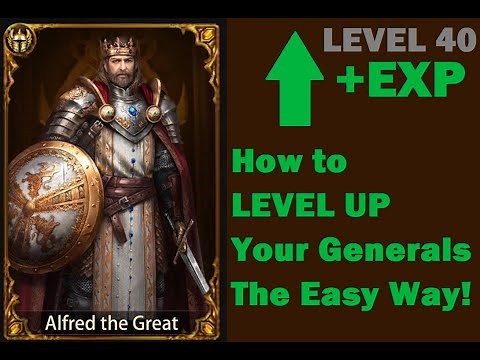 Evony TKR - Level Up Generals EASY!