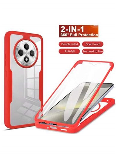 Hadaasi 1pc 2-In-1 Full Body Protective Case With Front Screen Protector, TPU Soft Edge + PC Hard Back Cover, 360° Anti-Drop For Compatible With OPPO Reno12 FS/A3X And Compatible With IPhone 17Pro/17ProMax/17Air/17/16/15/14/13/12/11 Pro Max/Plus/SE2/SE3/7/8 And Compatible With Galaxy S25FE/Compatible With Xiaomi Compatible With Redmi 12/13C/12C/Note 12 Pro/NOTE13PRO/NOTE13PRO+/Compatible With POCO M6PRO/OCOX6 5G And Compatible With Honor 400 Pro/Compatible With Oppo Reno14 F/Compatible With Infi