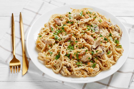 Low Calorie Turkey Tetrazzini - Lose Weight By Eating