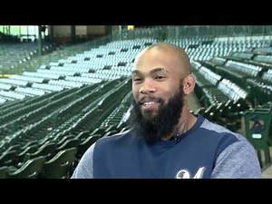 Eric Thames sits down with TODAY'S TMJ4's Rod Burks