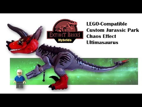 ULTIMASAURUS Jurassic Park Chaos Effect Kenner-inspired . Custom LEGO Compatible