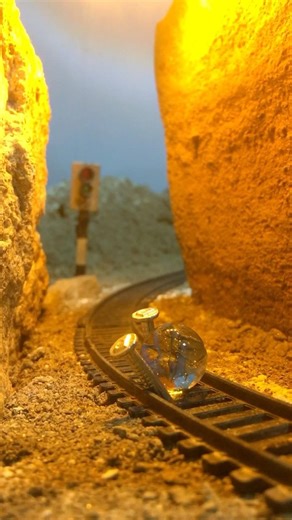 TRAIN VS GLASS BARRIER 🚂 💥 ⚡️