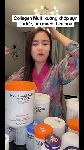 Collagen Cam Thuỷ phân multi Codeage hỗ trợ xương, khớp, sụn, thị lực, tim mạch và tiêu hoá xịn luôn #huyencodeage #codeagevietnam #codeage #collagen #collagenthuyphan