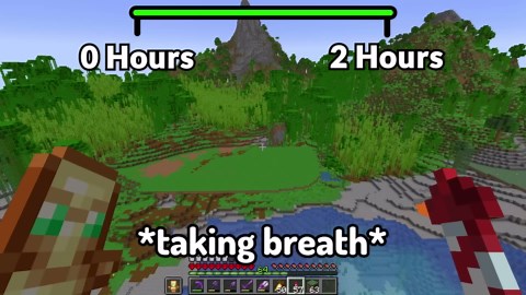 A giant wool factory engineered inside a Minecraft hardcore world