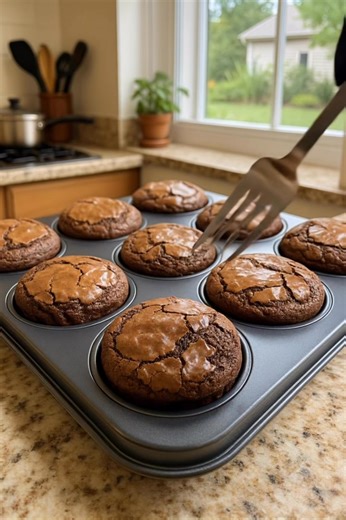 Brownie Cupcakes These brownie cupcakes from deesviral are rich, fudgy, and perfectly portioned — crispy edges, gooey centers, and pure chocolate heaven in every bite! Ingredients: • 1 box brownie mix (plus ingredients to prepare) • Optional: chocolate chips or chopped chocolate for extra fudginess | Recipes By Deesviral