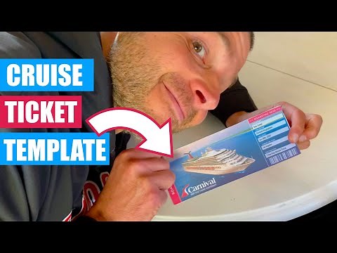 Free Printable Cruise Ticket Template Tool from Gangwaze