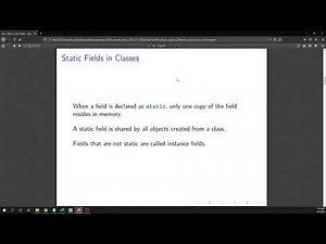 Static vs. Non-Static