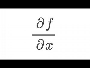 What is a Partial Derivative ?