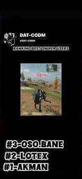 Full video, ranking best snipers users #codsquad #callofduty