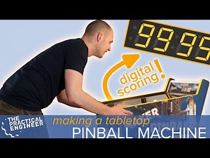 DIY Tabletop pinball machine - Finish & digital scoring system [4/4]