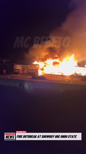 Fire Outbreak at Showboy Ore in Ondo State